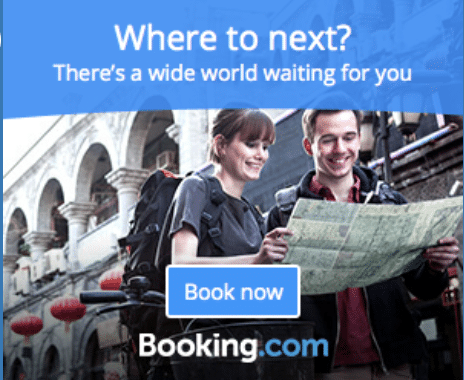 Road Trips from Dallas Booking.com ad